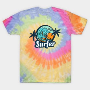 Skull Surfer Surfing Lover T-Shirt